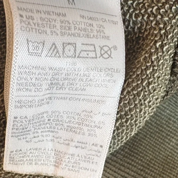 Old Navy Khaku Green Oversized Hoodie with Zipper Women’s Medium - Picture 8 of 9